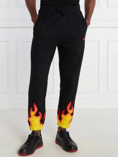 HUGO Pantaloni de trening Doblo negru