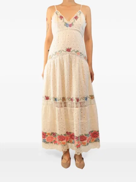 Šaty Loveshackfancy bílé