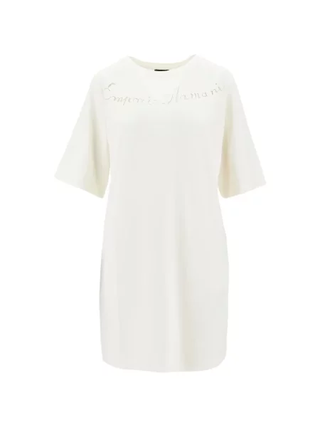 Rochie Emporio Armani cu decolteu rotund de costum