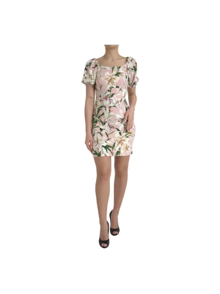 Sukienka ołówkowa Dolce And Gabbana różowa