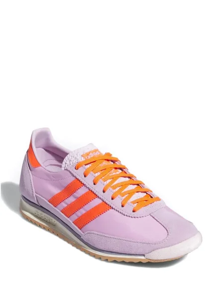 Zomšinės dryžuotos sportbačiai Adidas Stan Smith mėlyna