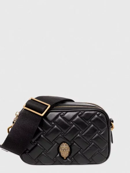 Kurt Geiger De piele geantă poștaș KENSINGTON negru