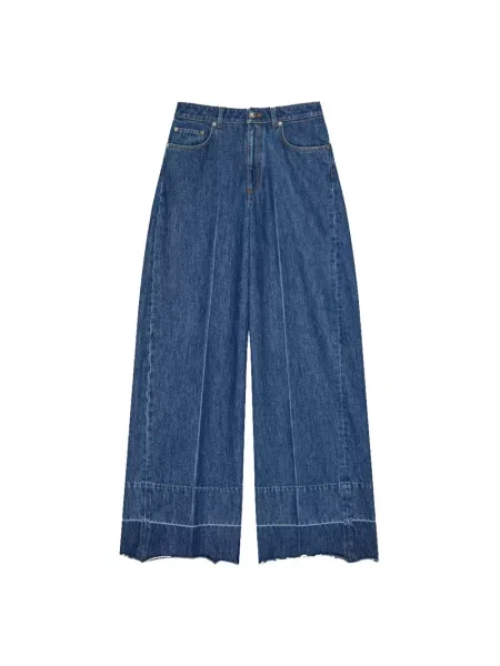 Szerokie jeansy Givenchy niebieskie