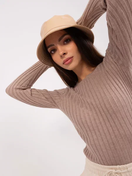 Pulover Fashionhunters bej