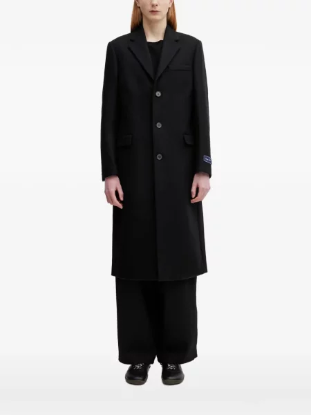 Palton Sporty & Rich cu autograf negru