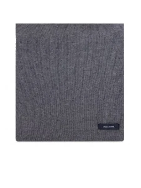 JACK & JONES Šál tmavosivá / čierna / biela sivá