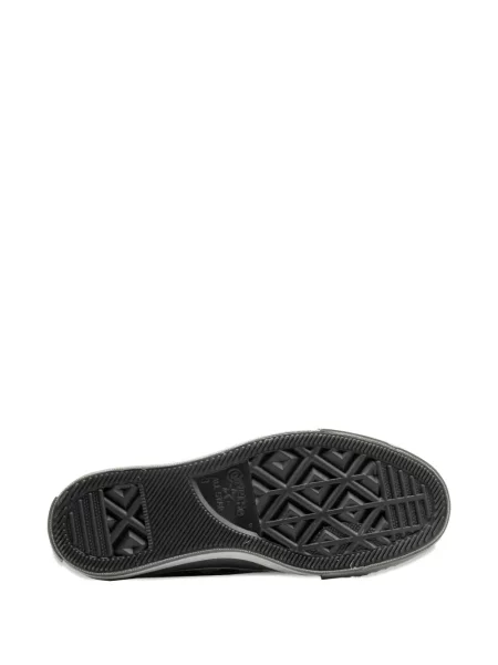 Sneakerși Converse Chuck Taylor All Star cu dungi cu franjuri din țesătură twill negru