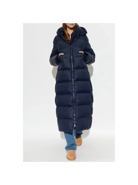 Płaszcz Canada Goose niebieski