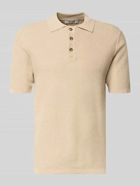 Koszulka polo o kroju regular fit z czystej bawełny model ‘ERIC’ Only & Sons beżowe