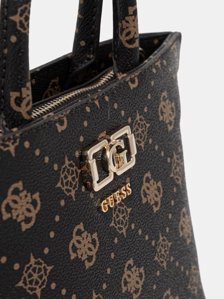 Кожаная сумка через плечо Guess