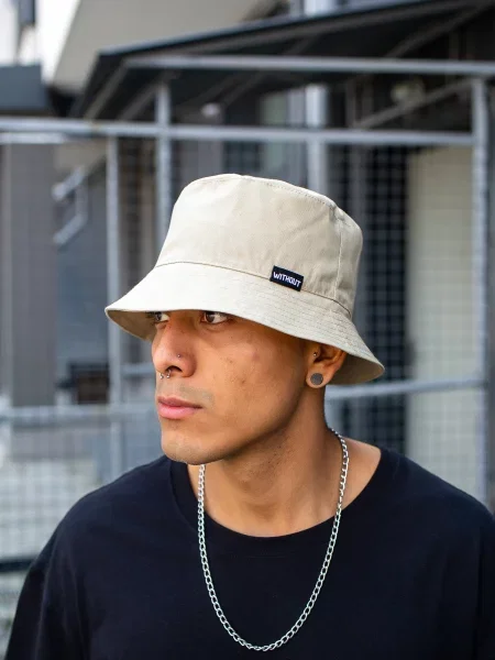 Шляпа Without бежевая