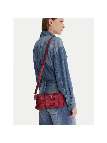Guess Geantă Marion Mini roșu