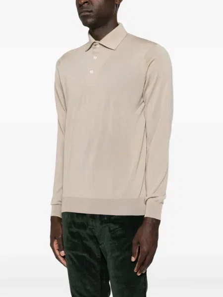 Lung tricou polo Lardini