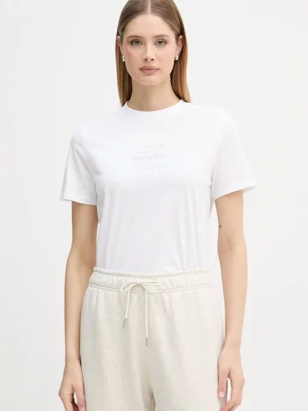 Calvin Klein Jeans tričko bílé