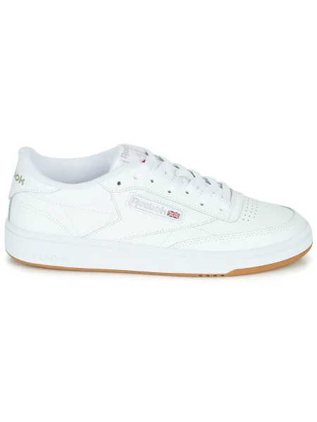 Női cipő Reebok Club C 85 fehér/világosszürke/rágógumi. Méret: 36 EU fehér