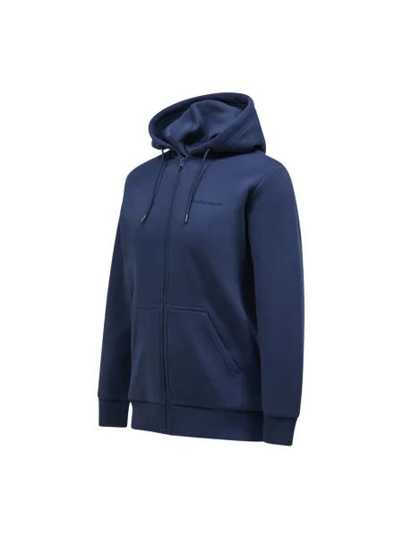 Bluza z kapturem Peak Performance z kapturem niebieska