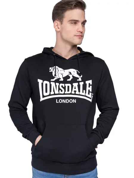 Худи Lonsdale черное