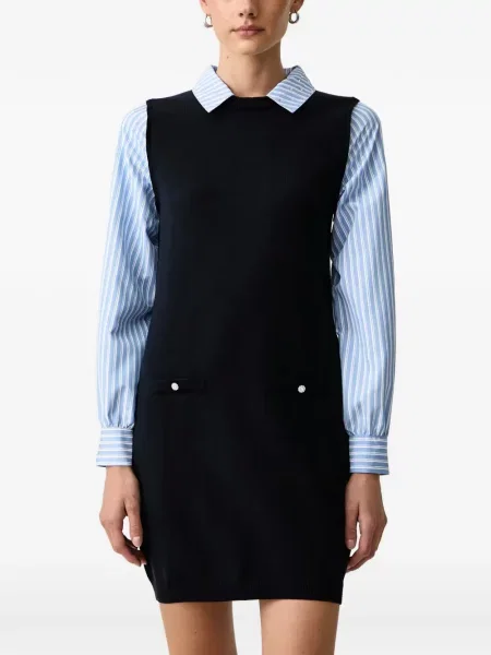 Rochie mini Morgan tricotate albastru