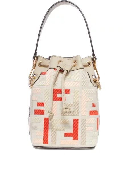 Geantă bucket Fendi Mon tresor din jacard