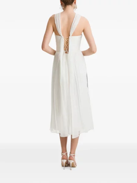 Rochie midi Framboise alb