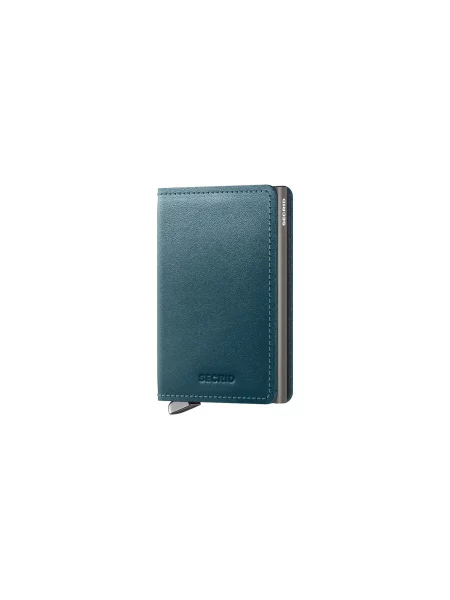 Secrid Premium Slimwallet Dusk Teal Unisex Portfel Secrid SDu-Teal-One-size Size: One size niebieski