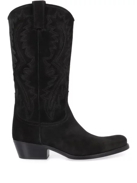 Botine Sartore din piele negru