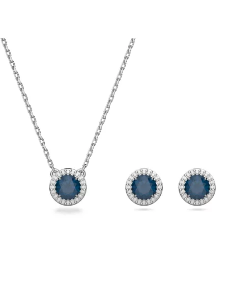Naszyjnik Swarovski niebieski