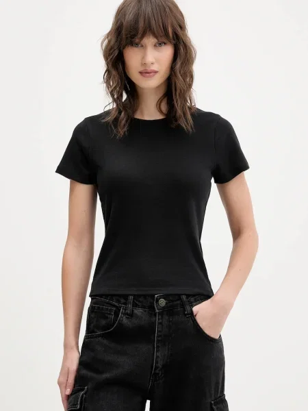 Тениска Hollister Co. дамска черно