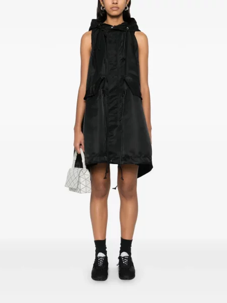 Rochie Sacai cu glugă de costum negru