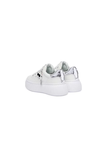 Sneakersy KARL LAGERFELD biela