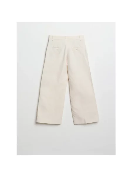 Spodnie Weekend Max Mara beżowe
