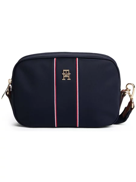 TOMMY HILFIGER Taška cez rameno námornícka / červená / biela modrá