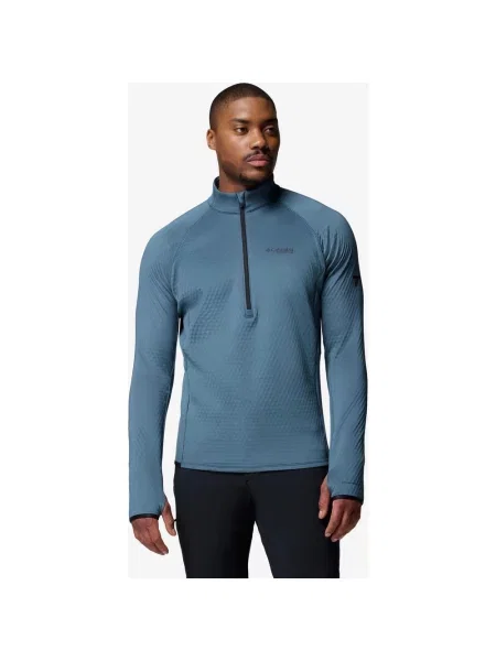 Polar Columbia Crystal Leaf Omni-Heat Helix Half Zip Blady XL niebieski