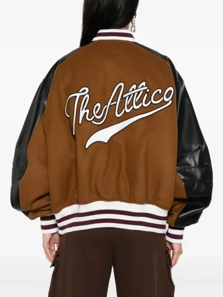 Geacă bomber The Attico maro