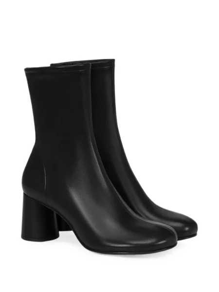 Cizme scurte Potamy din piele negru