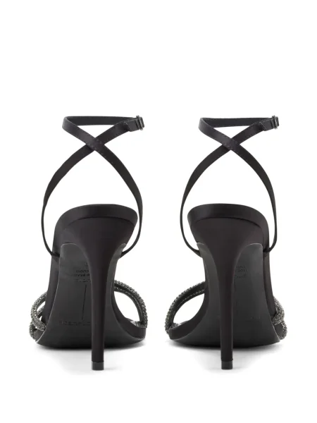 Pantofi cu toc Black Suede Studio din piele de căprioară negru