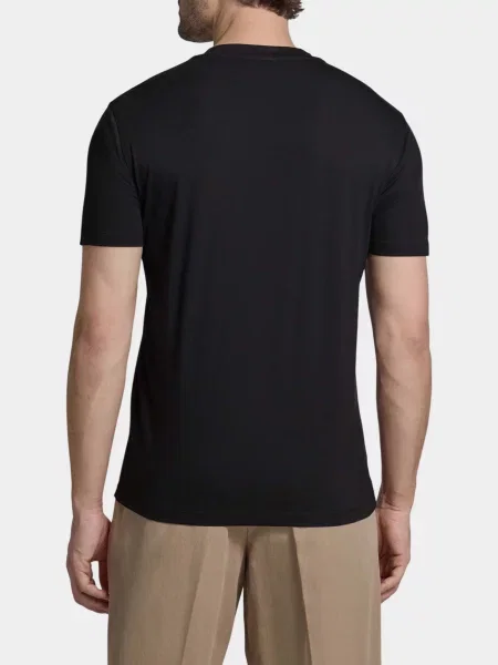 Футболка Emporio Armani модал чорний