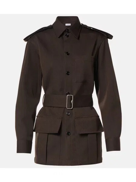 Geacă Burberry de lână maro