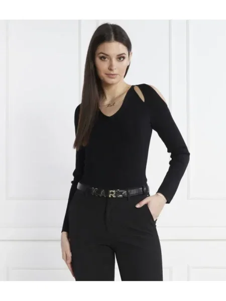 Karl Lagerfeld Pulover negru