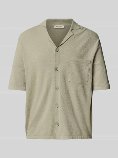 Koszula casualowa z listwą guzikową model ‘FRANKIE’ Only & Sons
