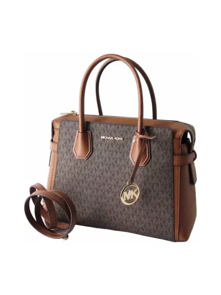 Torebka Michael Kors z paskiem brązowa