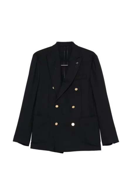 Sacou Lardini cu două rânduri de nasturi negru