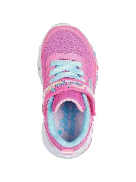 Buty sportowe dla dzieci Skechers S Lights eternal Heart Light różowe