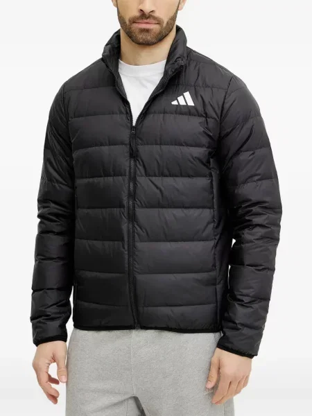 Trening Adidas alergare cu glugă cu broderie gri