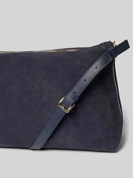 Torba na ramię z zamkiem błyskawicznym model DEBBY' Furla granatowa