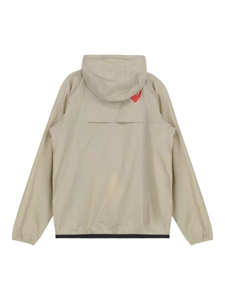 Kurtka Comme Des Garcons z kapturem zielona