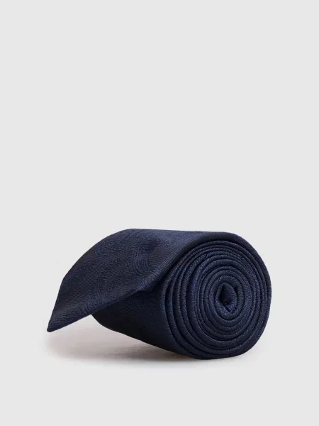 Шелковый галстук Brunello Cucinelli синий