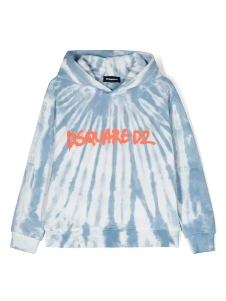 Bluza z kapturem dziecięca Dsquared2 niebieska