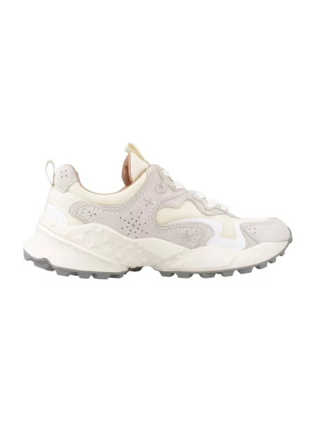 Pantofi Flower Mountain cu model floral bej