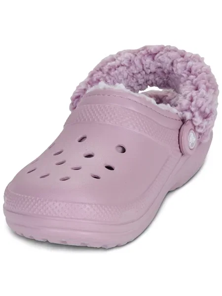 Fleecová klasická fleecová mikina Crocs fialová